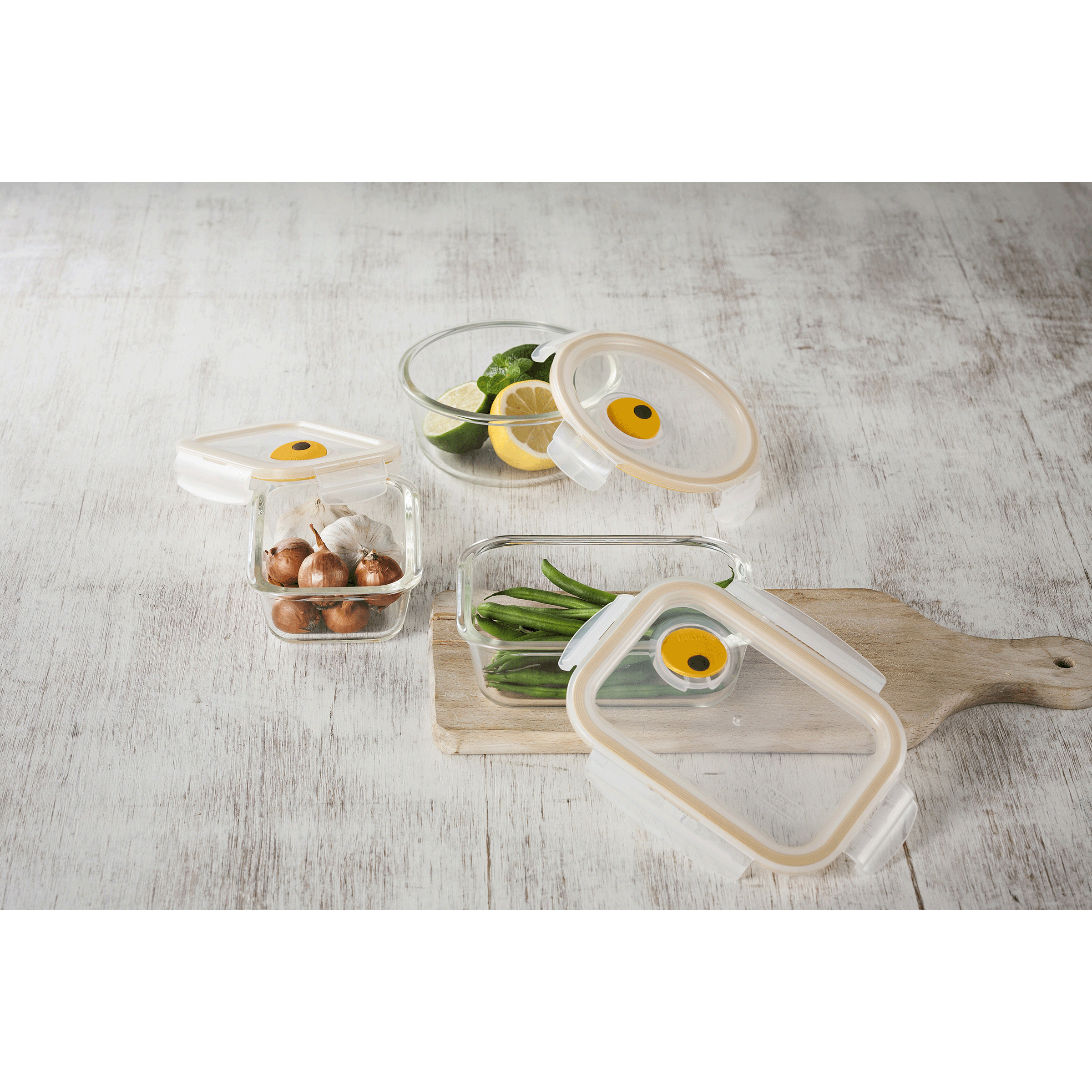 LocknLock Ovenglass 380 ml Round Glass Storage Container (Steam Hole, LLG821T, Transparent)_11