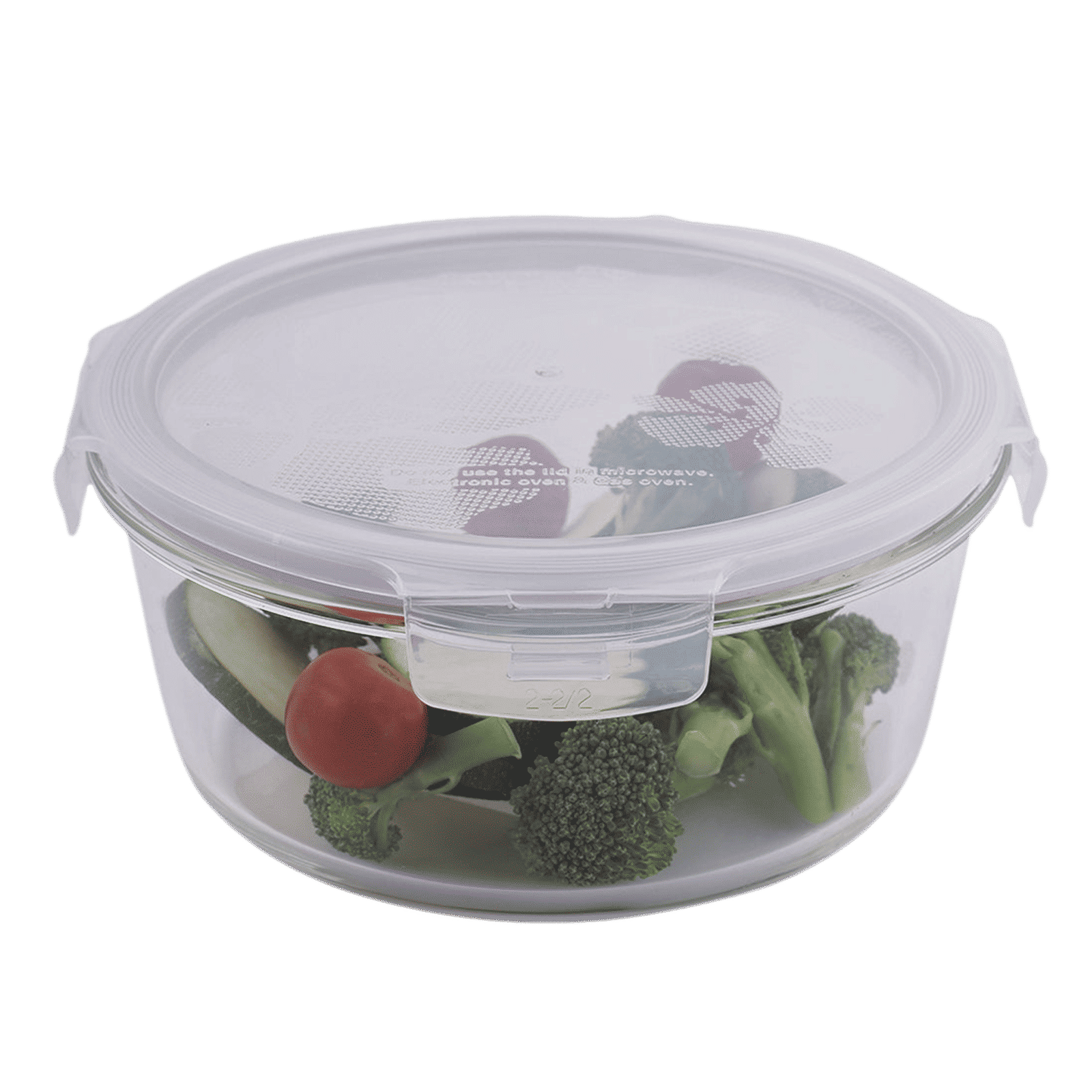 LocknLock Ovenglass 950 ml Round Glass Storage Container (Heat Resistant, LLG861, Transparent)_4