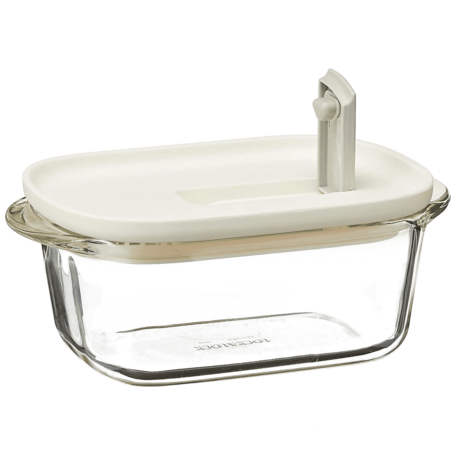 LocknLock Ovenglass 550 ml Rectangular Glass Storage Container (Steam Hole, LLG940W, White) LocknLock Ovenglass 550 ml Rectangular Glass Storage Container (Steam Hole, LLG940W, White)_8