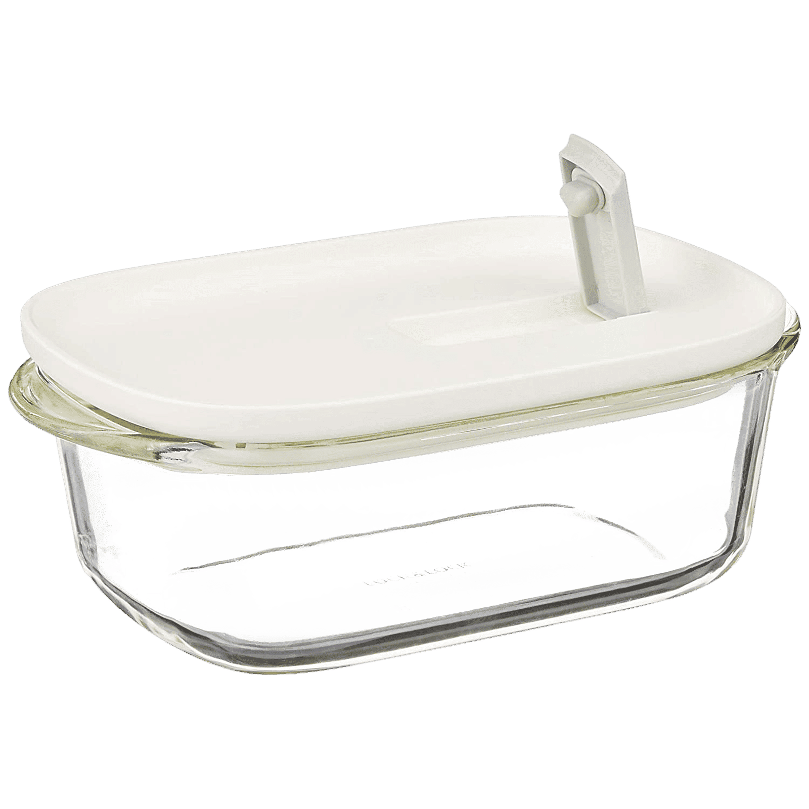 LocknLock Ovenglass 890 ml Rectangular Glass Storage Container (Steam Hole, LLG941W, White) LocknLock Ovenglass 890 ml Rectangular Glass Storage Container (Steam Hole, LLG941W, White)_5