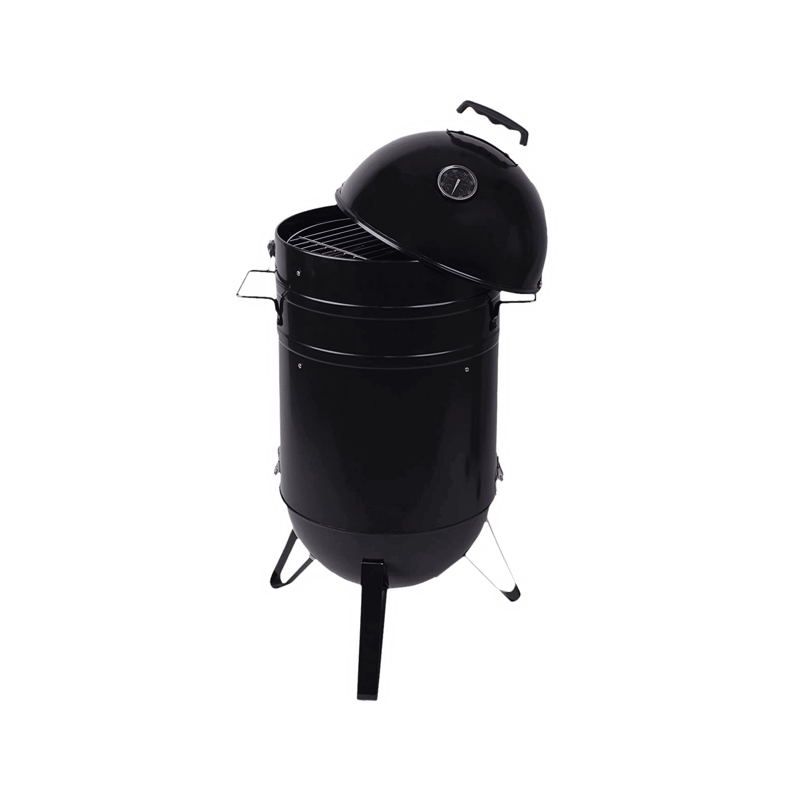 Peng Essential Premium Barrell Style Charcoal Barbeque & Smoker Grill (Scratch Resistant) Peng Essential Premium Barrell Style Charcoal Barbeque & Smoker Grill (Scratch Resistant)_1