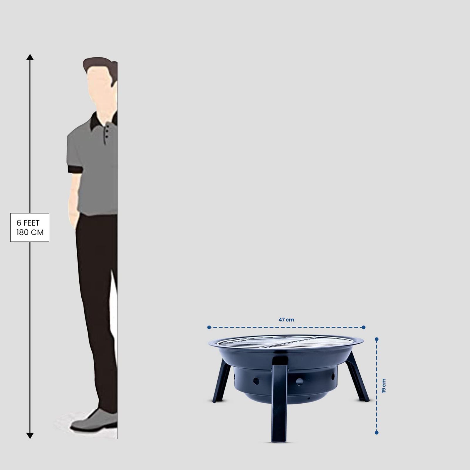 Peng Essential Foldable Charcoal Barbeque Grill (Corrosion Resistant) Peng Essential Foldable Charcoal Barbeque Grill (Corrosion Resistant)_10