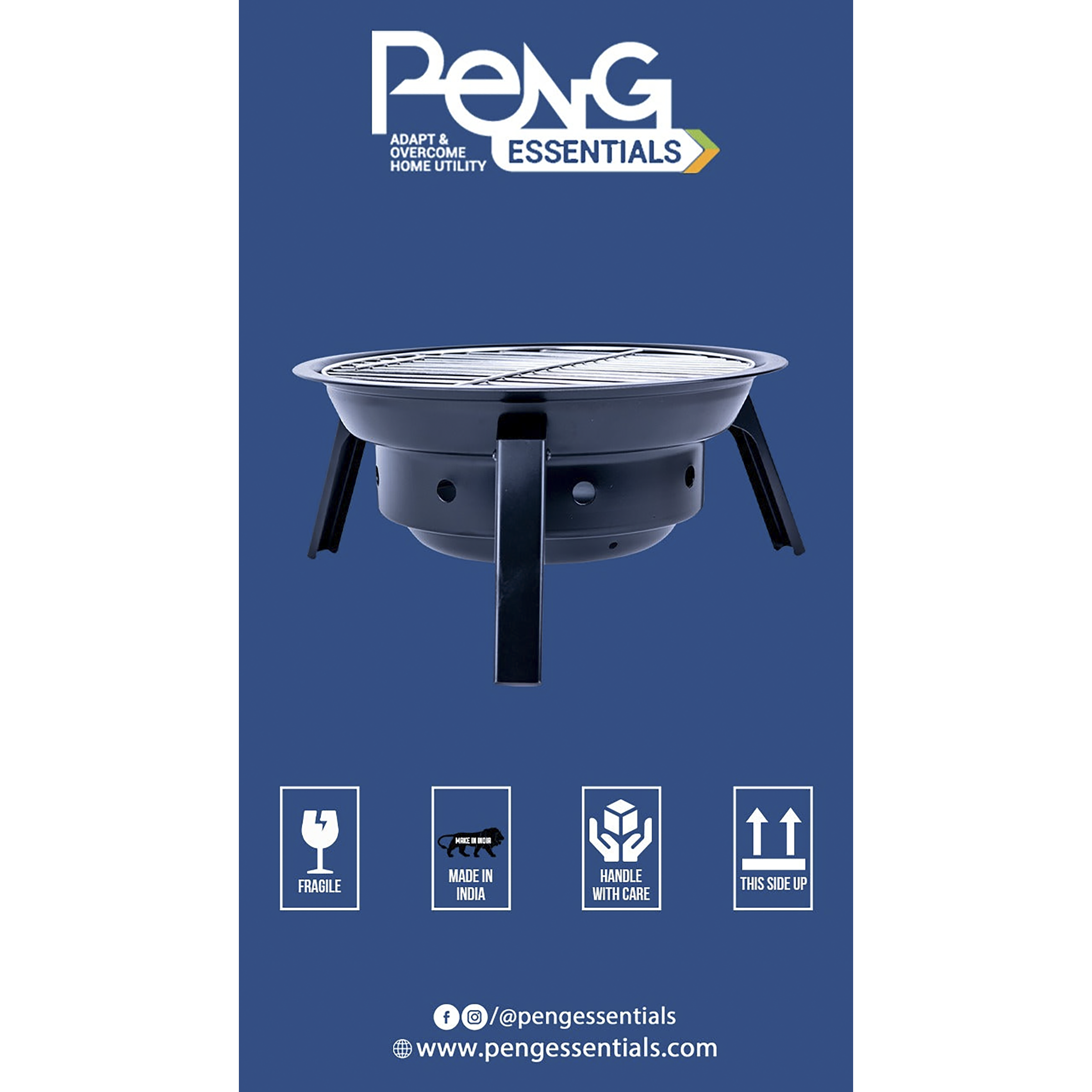 Peng Essential Foldable Charcoal Barbeque Grill (Corrosion Resistant) Peng Essential Foldable Charcoal Barbeque Grill (Corrosion Resistant)_14