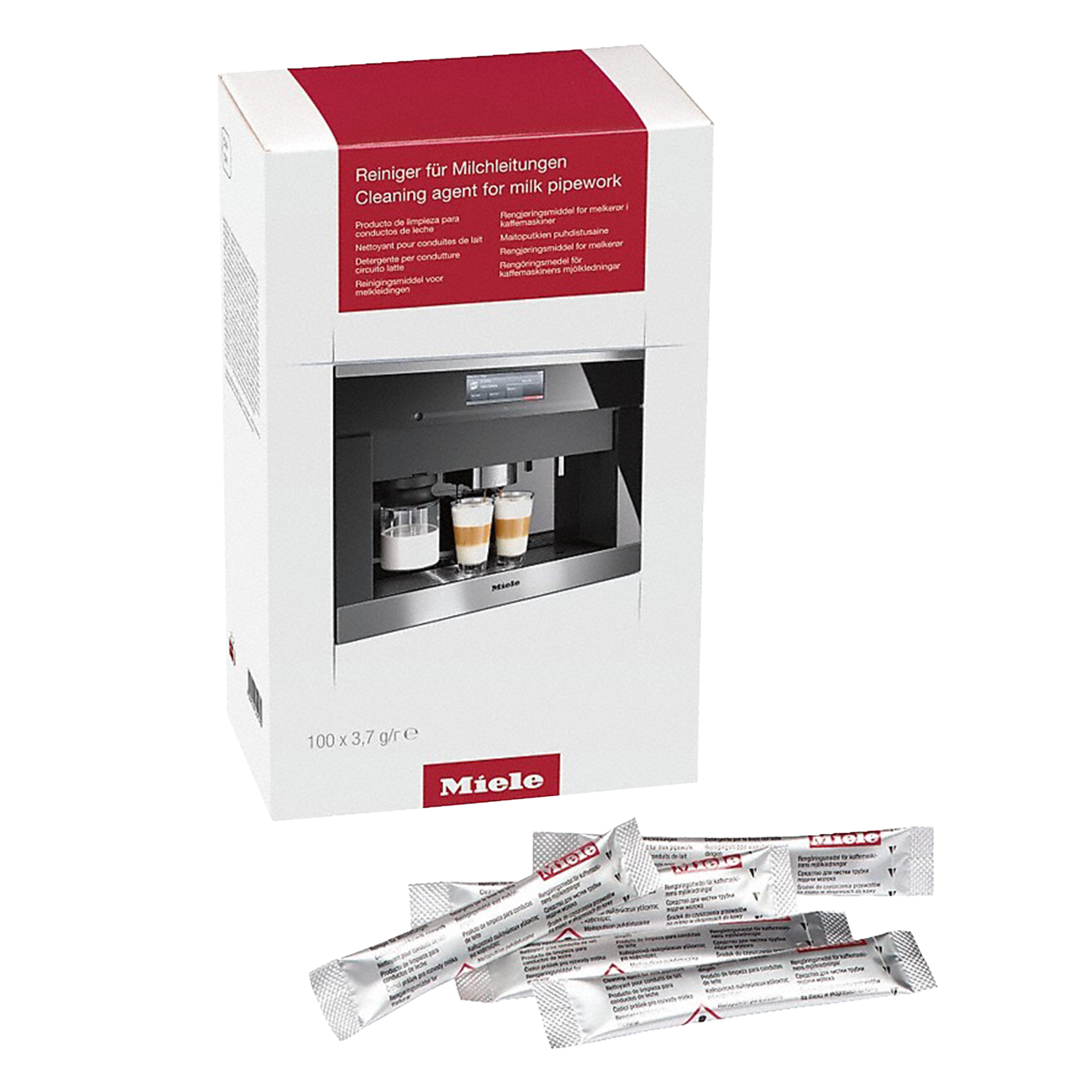 Miele GP CL MCX 0101 P Coffee Machine Cleaning Agent for Milk Pipework (Fine-Tuned Formula, 29996908, White)_1