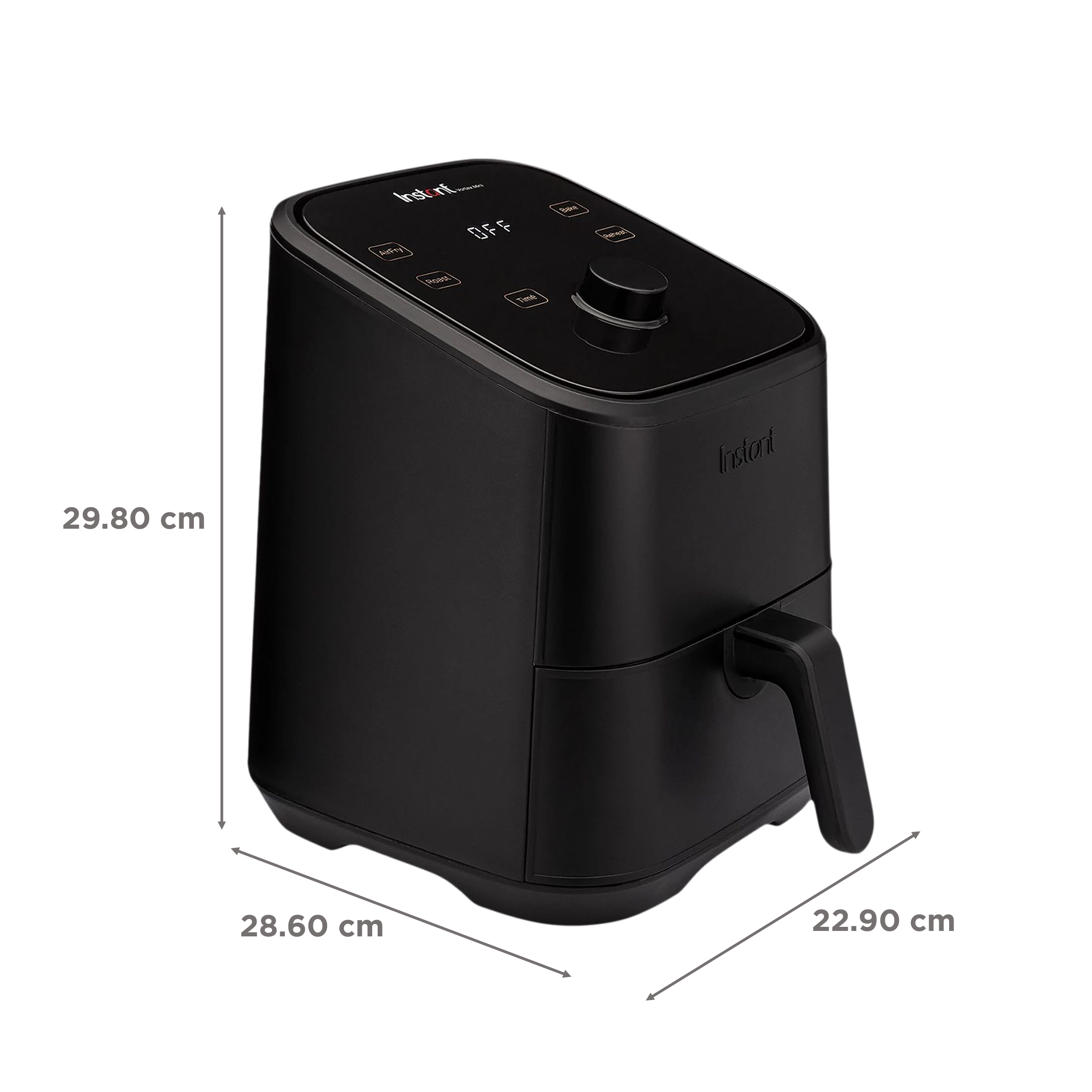 Instant Pot Vortex Mini 1.89L 1300 Watt Digital Air Fryer with EvenCrisp Technology (Black)_2
