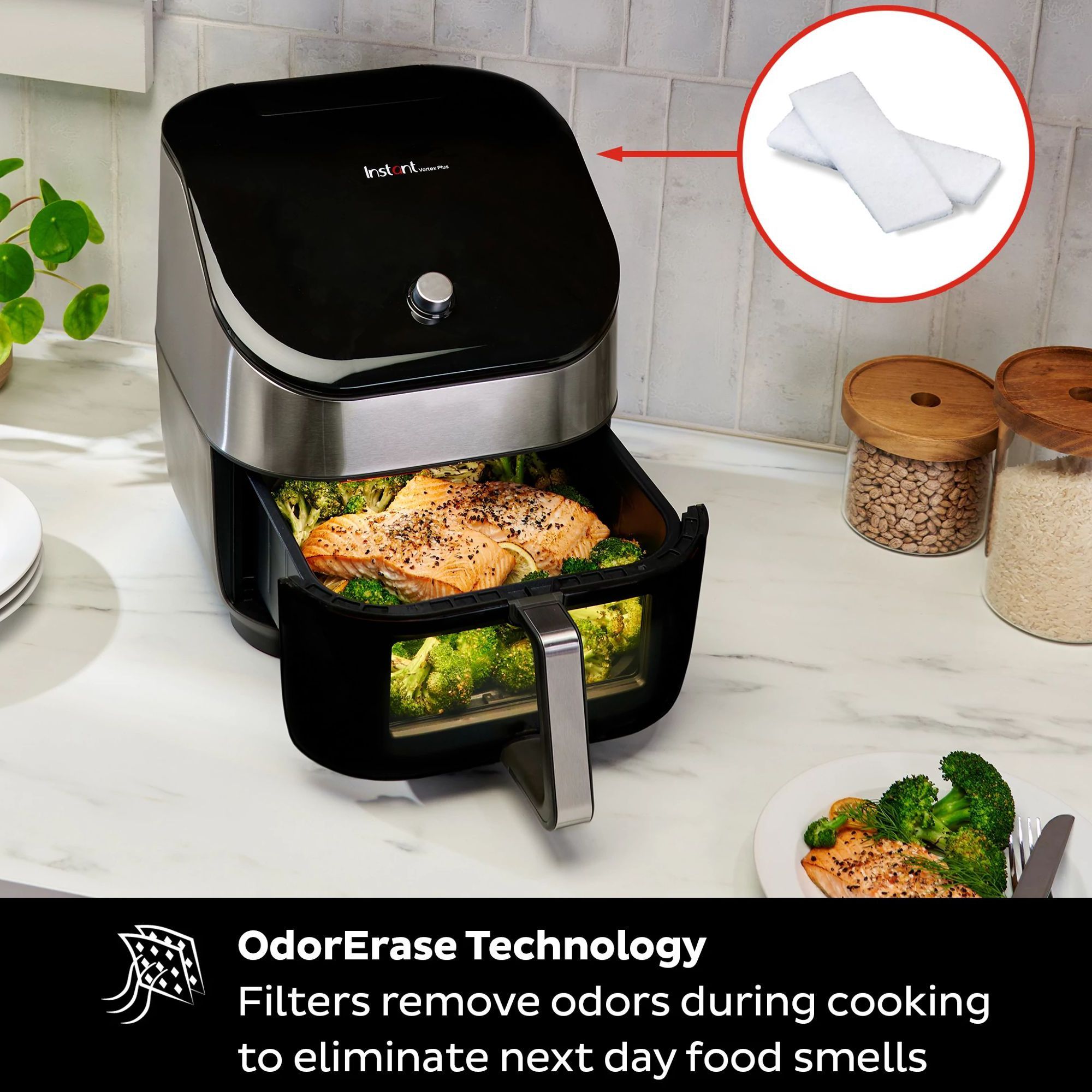 Instant Pot Vortex Plus 5.67L 1700 Watt Digital Air Fryer with EvenCrisp Technology (Black)_7