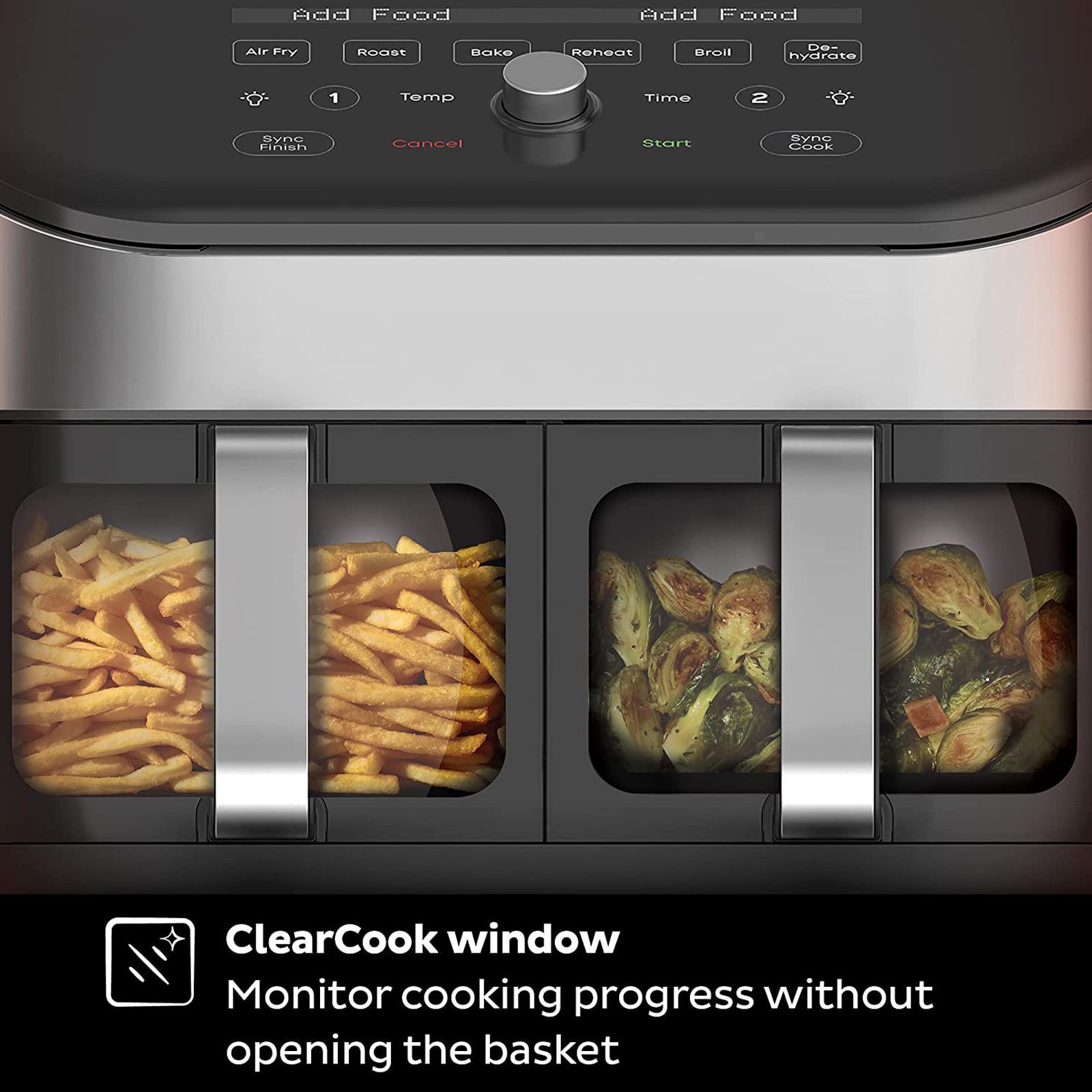 Instant Pot Vortex Plus 7.57L 1700 Watt Digital Air Fryer with EvenCrisp Technology (Black)_8