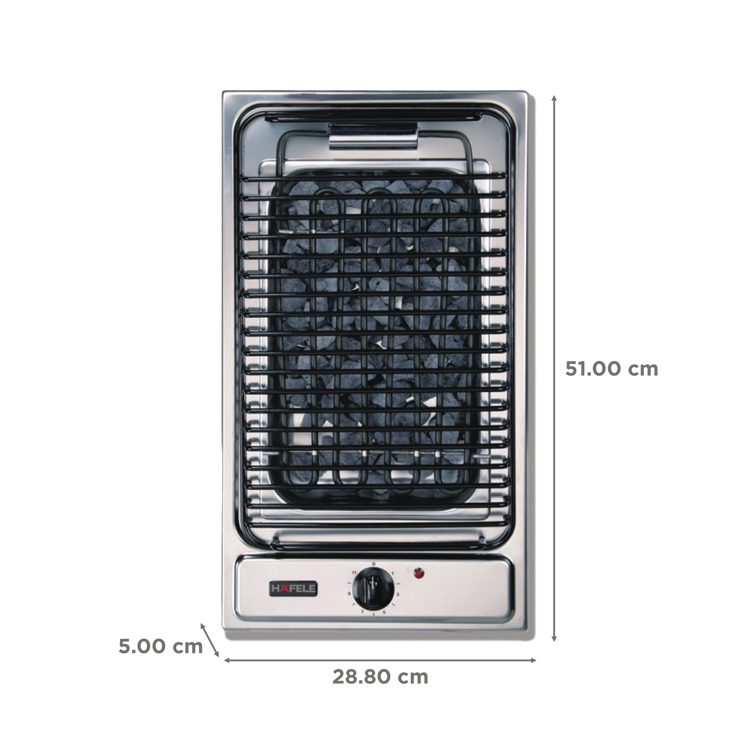 HAFELE BBQ BI 01 Built-In Charcoal Barbeque Griller (Ignition Control Knob)_2