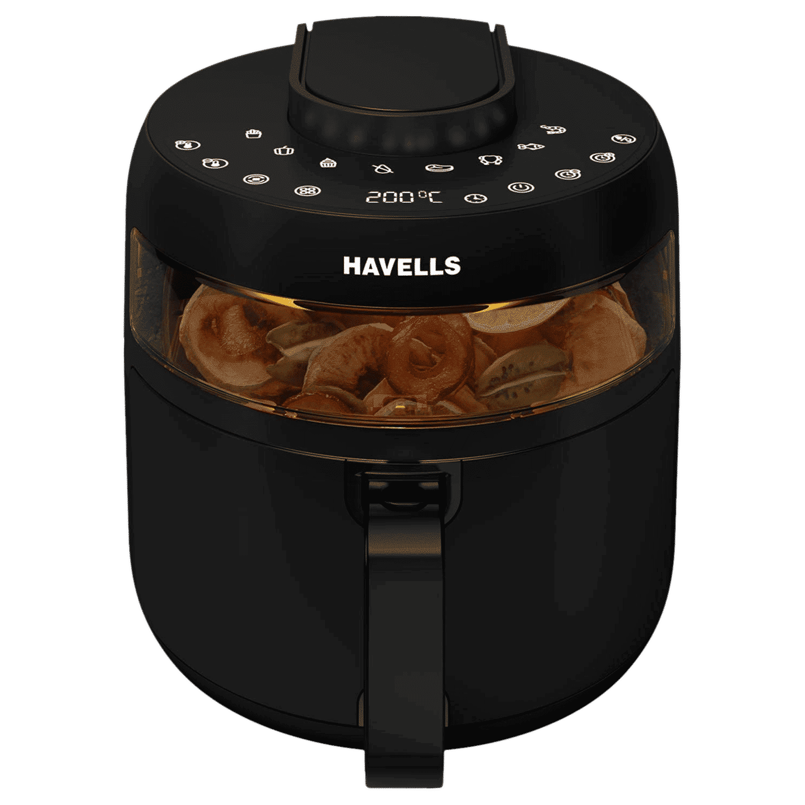 HAVELLS Prolife Crystal 5L 1500 Watt Digital Air Fryer with 8 Preset Options (Black)_8