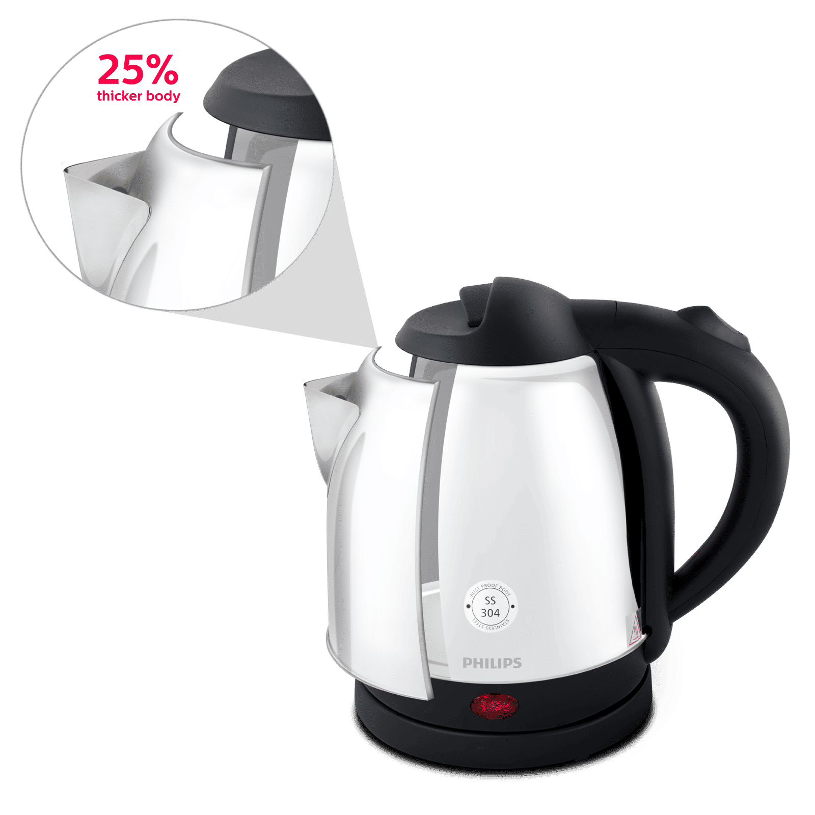 PHILIPS HD9383/00 1800 Watt 1.8 Litre Electric Kettle with Detachable Base (Black)_5
