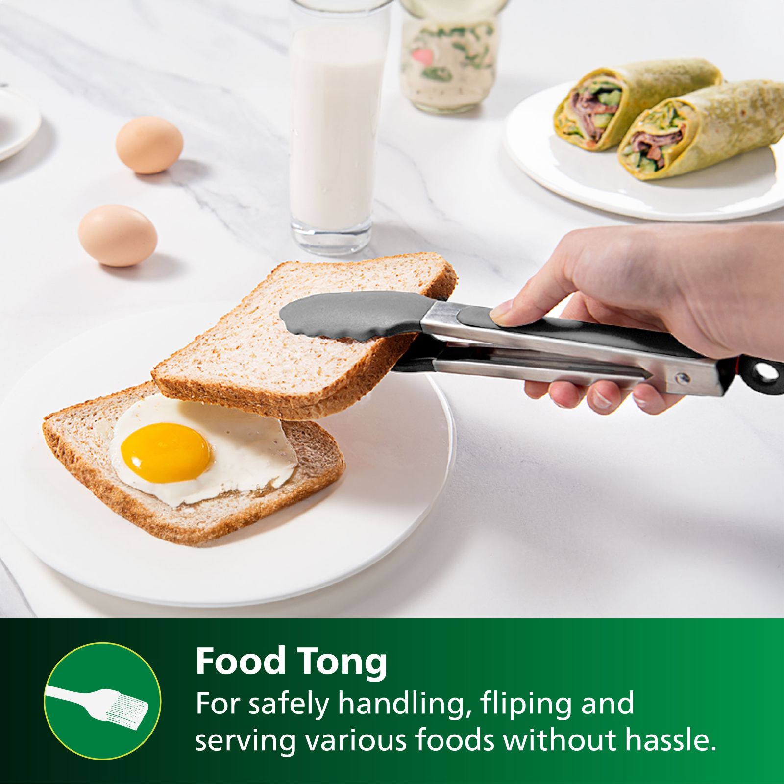 PHILIPS HD9850 All Purpose Kit For Airfryer (Dishwasher Safe, HD9850/01, Multicolour)_5