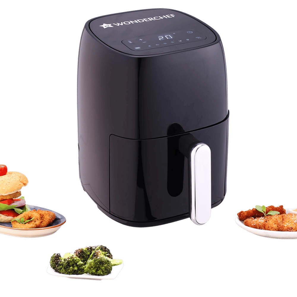 WONDERCHEF Neo 4.5L 1500 Watt Digital Air Fryer with Rapid Air Technology (Black)_4