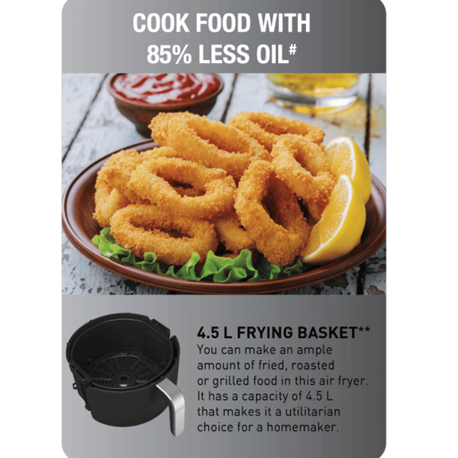 HAVELLS Prolife Neo 4.5L 1500 Watt Digital Air Fryer with Aero Crisp Technology (Black)_13