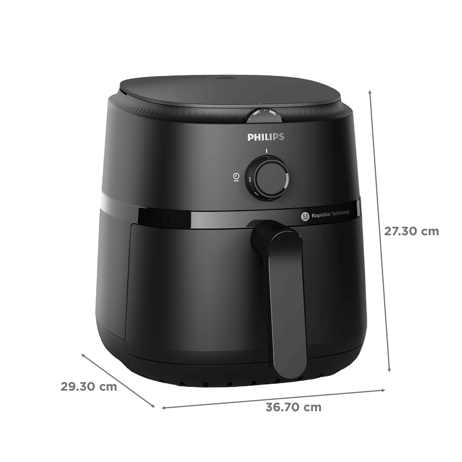 PHILIPS 1000 Series 4.2L 1500 Watt Air Fryer with Rapid Air Technology (Black)_2