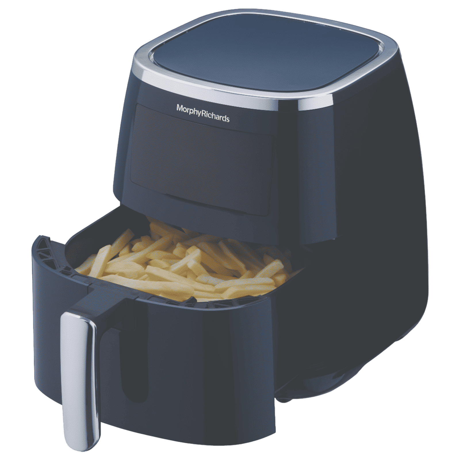 morphy richards Crisp Pro 5L 1500 Watt Digital Air Fryer with 8 Preset Menus (Navy Blue)_4