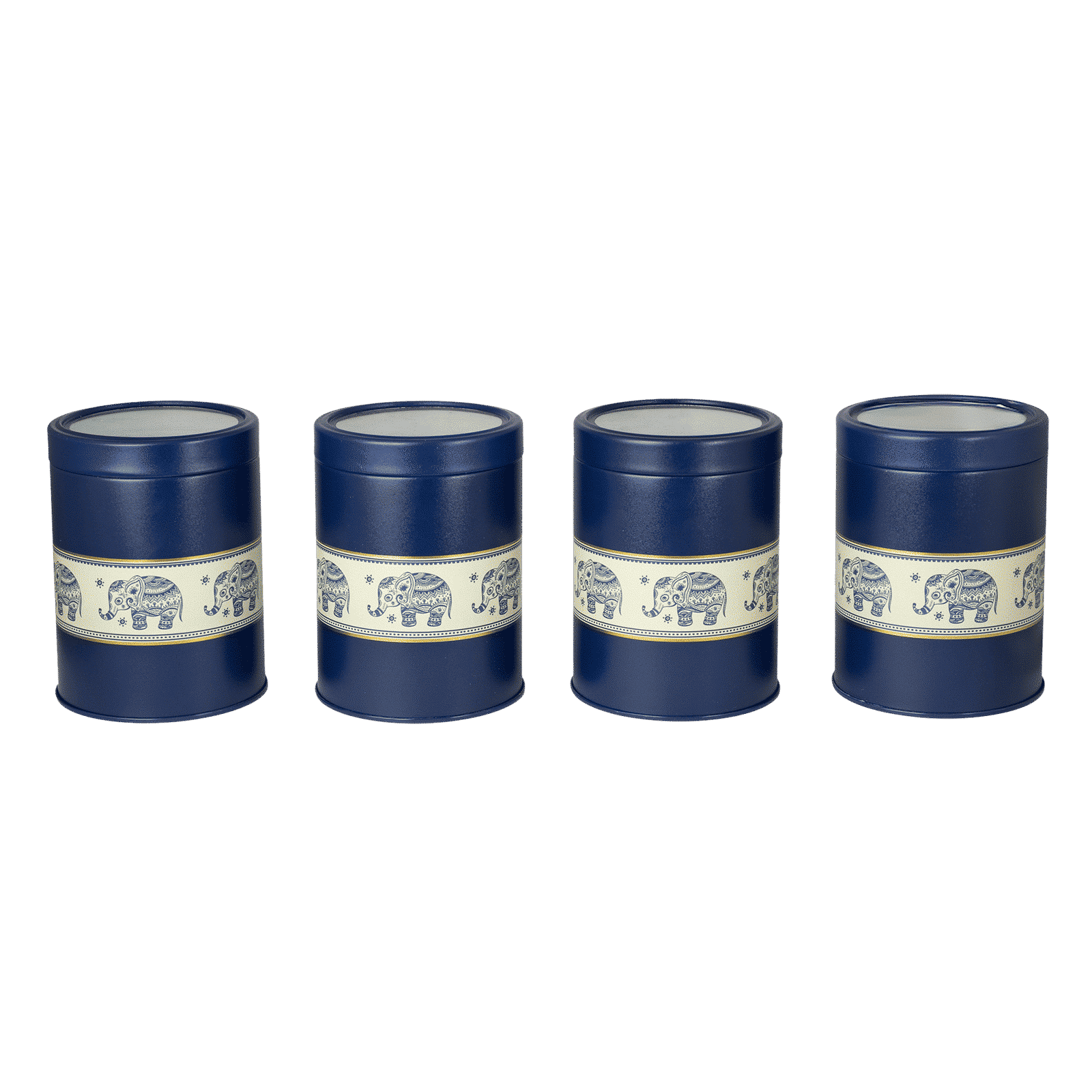 PHILIPS Jarsome Metal Container Set (Set of 4, Blue)_2