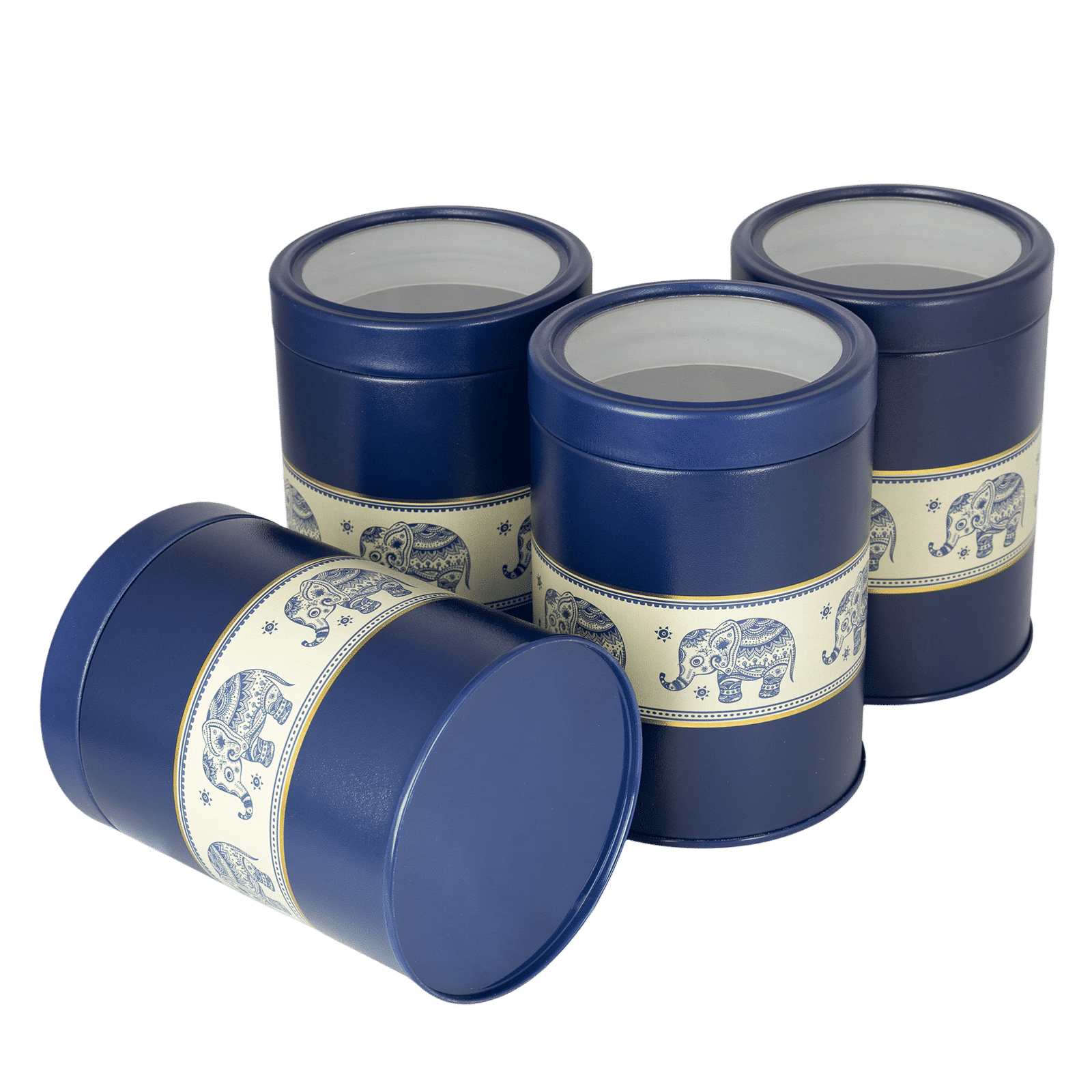 PHILIPS Jarsome Metal Container Set (Set of 4, Blue) PHILIPS Jarsome Metal Container Set (Set of 4, Blue)_3