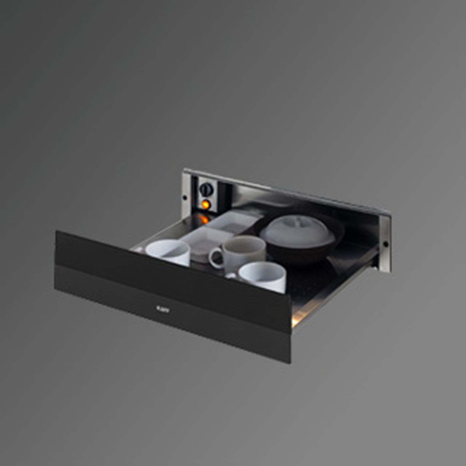 KAFF KWDA-14 60cm Built-in Warmer Drawer with Metal Cavity (KWDA14, Black)_2