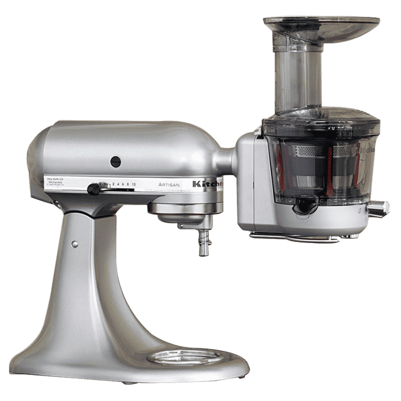 KitchenAid Masticating Juicer and Sauce Attachment (KSM1JA, Silver)_1