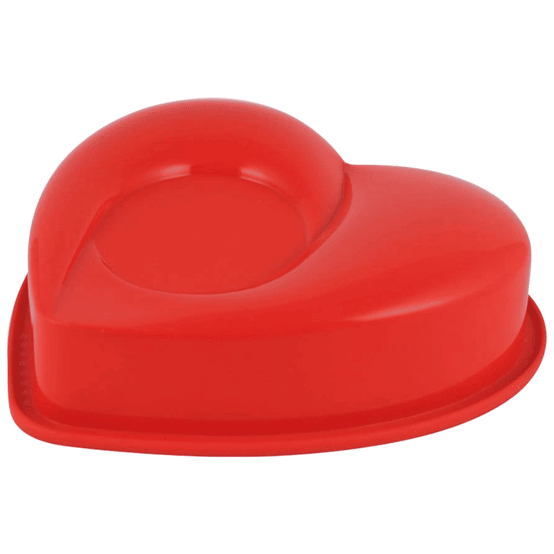 WONDERCHEF Pavoni Heart Shaped Cake Mould (Non-Toxic, 63152920, Red) WONDERCHEF Pavoni Heart Shaped Cake Mould (Non-Toxic, 63152920, Red)_3