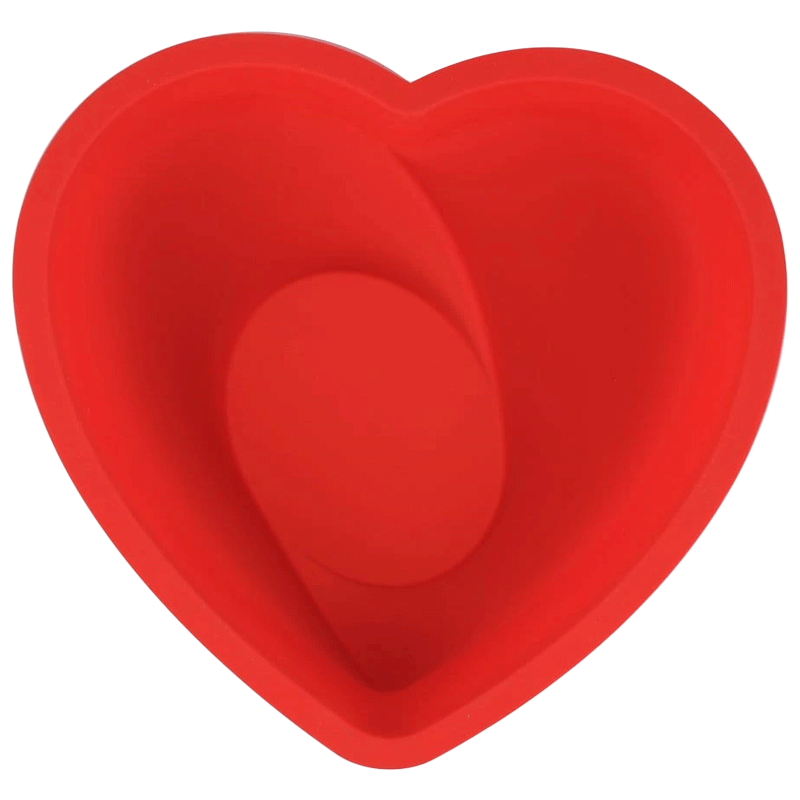 WONDERCHEF Pavoni Heart Shaped Cake Mould (Non-Toxic, 63152920, Red) WONDERCHEF Pavoni Heart Shaped Cake Mould (Non-Toxic, 63152920, Red)_5