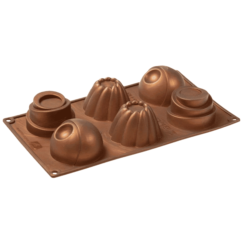 WONDERCHEF Pavoni Home Edition Mould for Microwave, Refrigerator (Good Elasticity, 63152911, Brown)_1