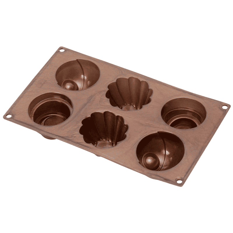 WONDERCHEF Pavoni Home Edition Mould for Microwave, Refrigerator (Good Elasticity, 63152911, Brown)_3