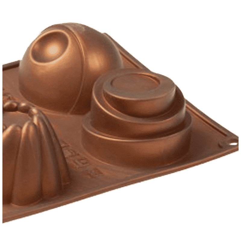 WONDERCHEF Pavoni Home Edition Mould for Microwave, Refrigerator (Good Elasticity, 63152911, Brown)_6