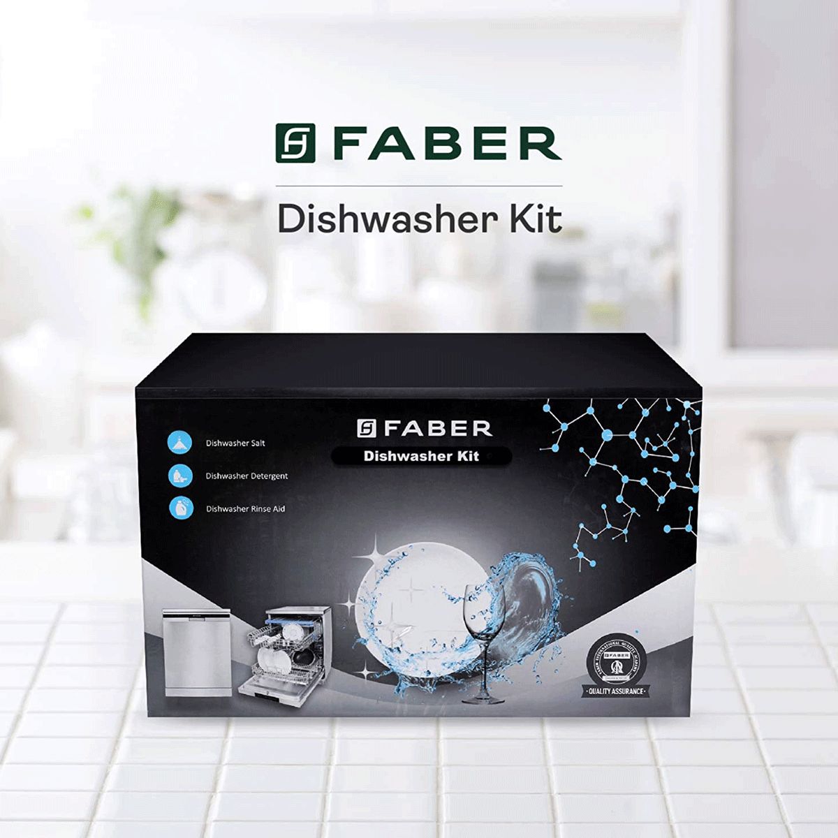 FABER Detergent Kit For Dishwasher (Shining Clean Utensils, 112.0630.660, White)_5
