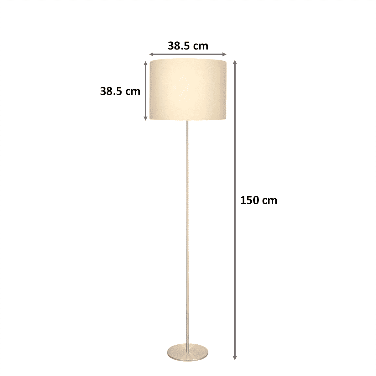 PHILIPS Hue Tranquil E27 Electric Powered 11 Watt LED Floor Lamp (White)_2