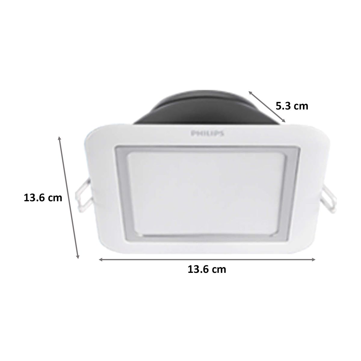 PHILIPS Hue Electric Powered 10 Watt LED Square Downlight (915005301001, White) PHILIPS Hue Electric Powered 10 Watt LED Square Downlight (915005301001, White)_2