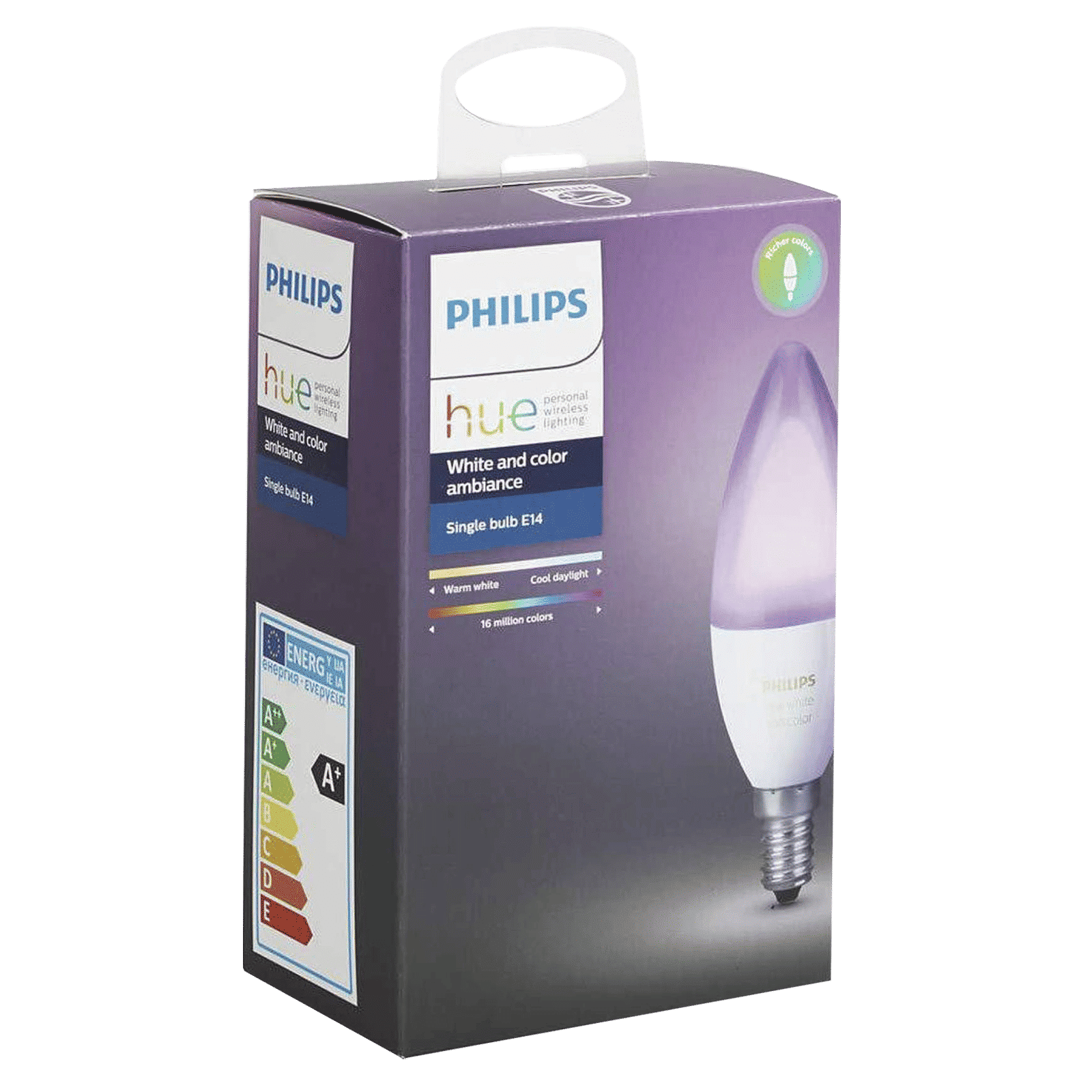 PHILIPS Hue Electric Powered 6.5 Watt Smart Bulb (WACA E14, White)_6