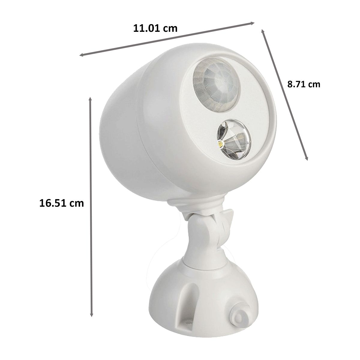 MR BEAMS Electric Powered 7 Watt Remote Control Motion Sensor Smart Light (MB370, White)_2