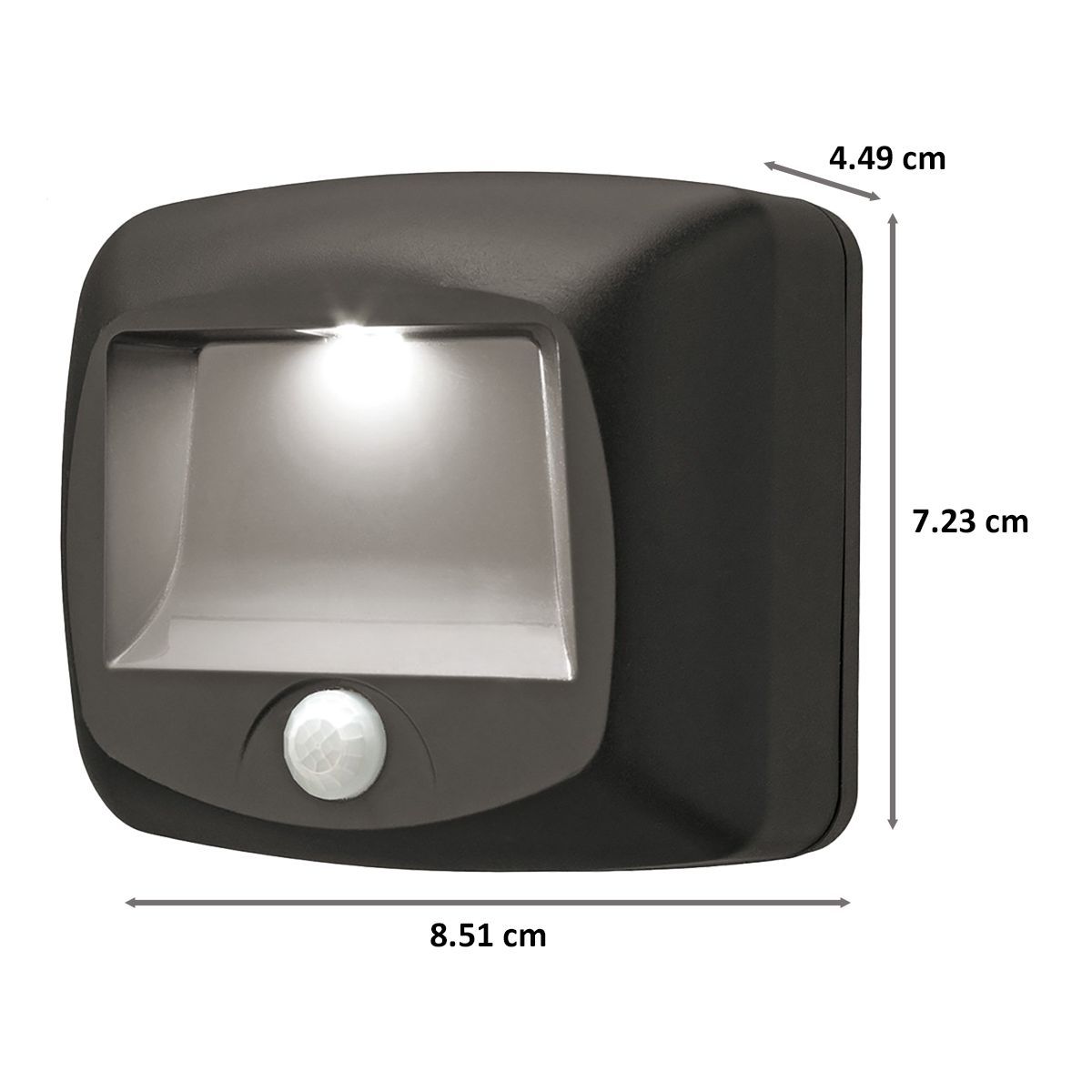 MR BEAMS Electric Powered 35 Lumens Wireless Motion Sensor LED Step and Stair Light (MB520, Black)_2