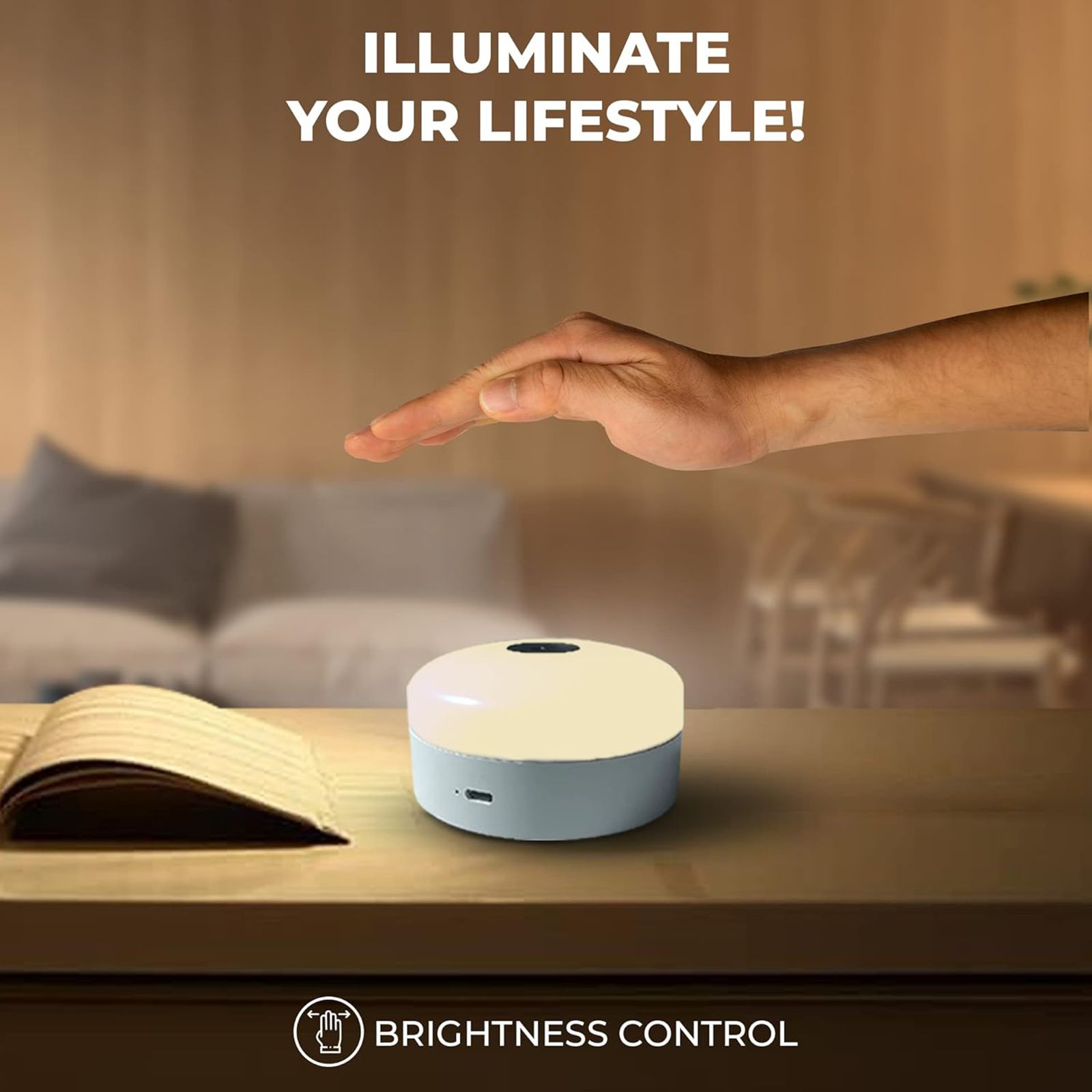 iGear iLumi 1.5 Watts LED Smart Gesture Light (Hand Gesture, IG-1060, White)_11