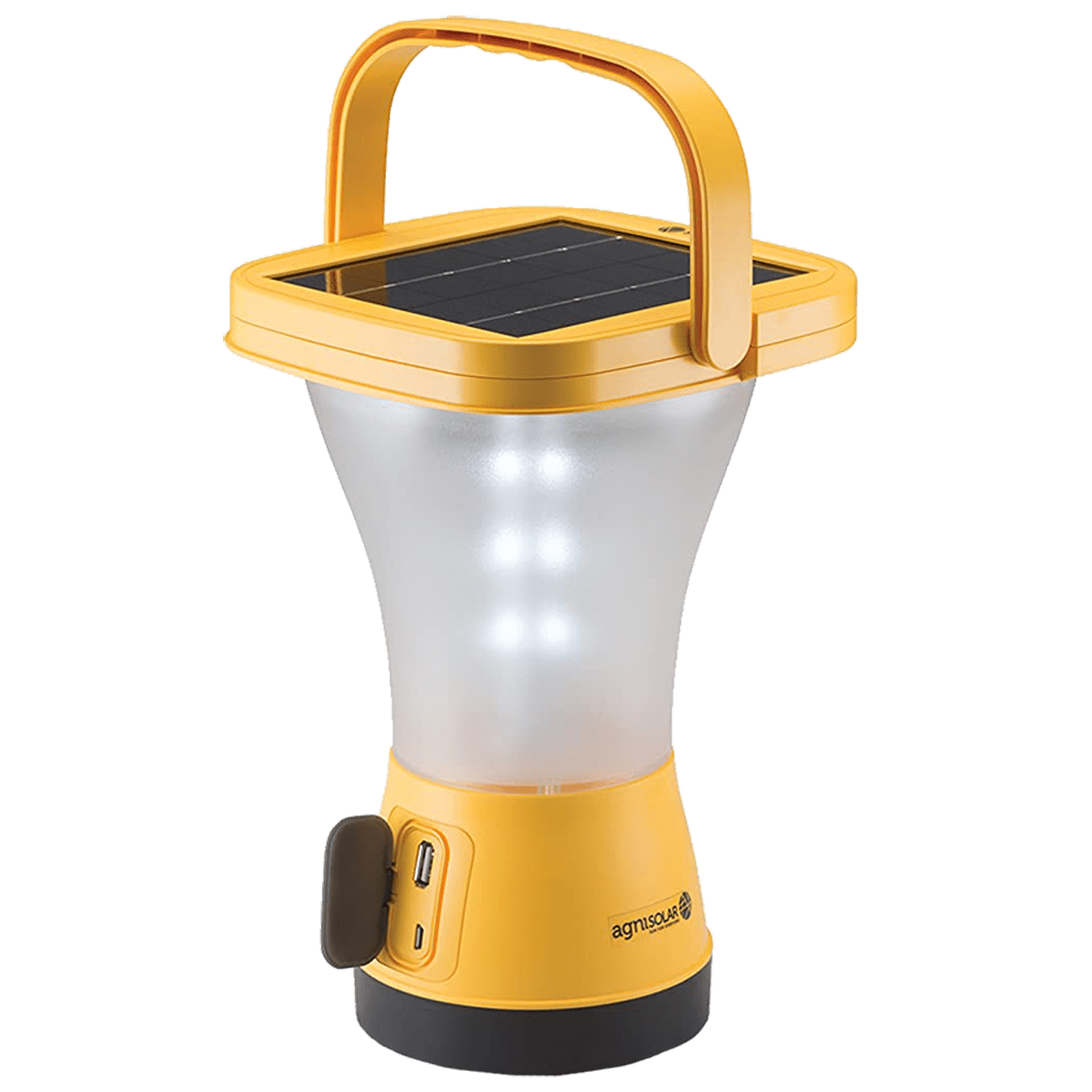 Agni Solar Lantern 2 2 Watts Solar LED Light (3 Brightness Modes, AG-105, Yellow)_5