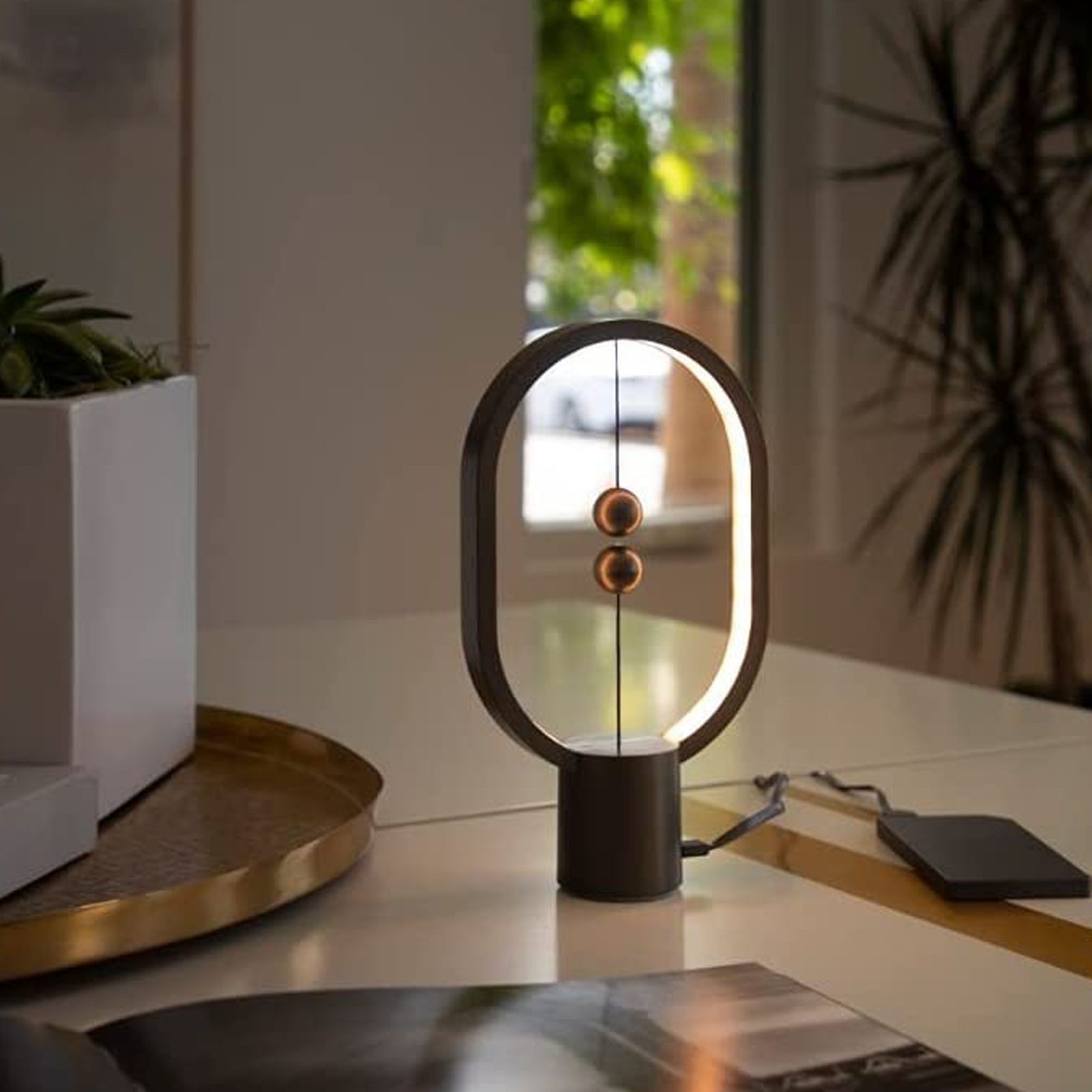 DesignNest Heng Balance LED Table Lamp (Magnetic Switch, DH0098LG/HBLEMN, Light Grey)_2