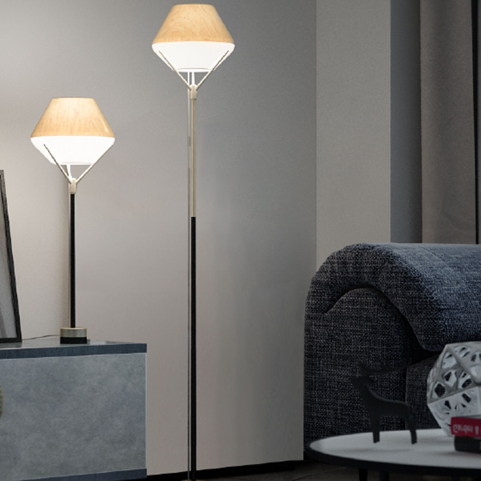 DesignNest Tulip 5 Watts Lamp Shades (450 Lumens, 2700K Color Temperature, 10420LW/EULSTS, Wood) DesignNest Tulip 5 Watts Lamp Shades (450 Lumens, 2700K Color Temperature, 10420LW/EULSTS, Wood)_2