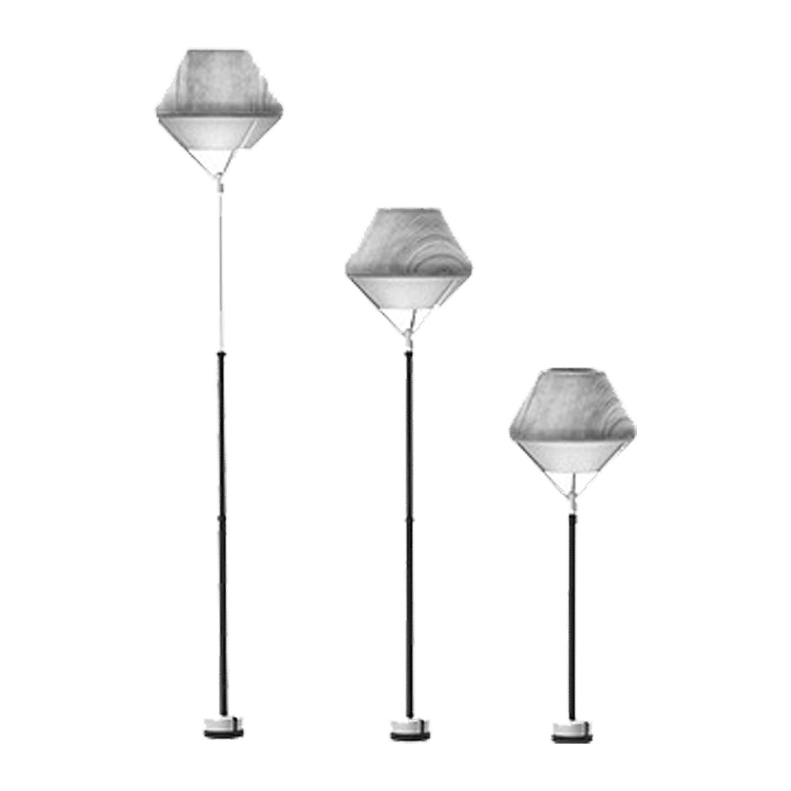 DesignNest Tulip 5 Watts Lamp Shades (450 Lumens, 2700K Colour Temperature, 10420GW/EULSTS, Wood Grey)_1