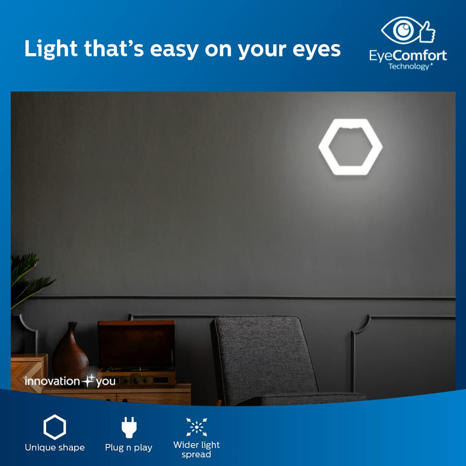 PHILIPS Stellar Bright Hexa 16 Watts Electric Powered LED Bulb (1500 Lumens, 929003559913, Crystal White)_8