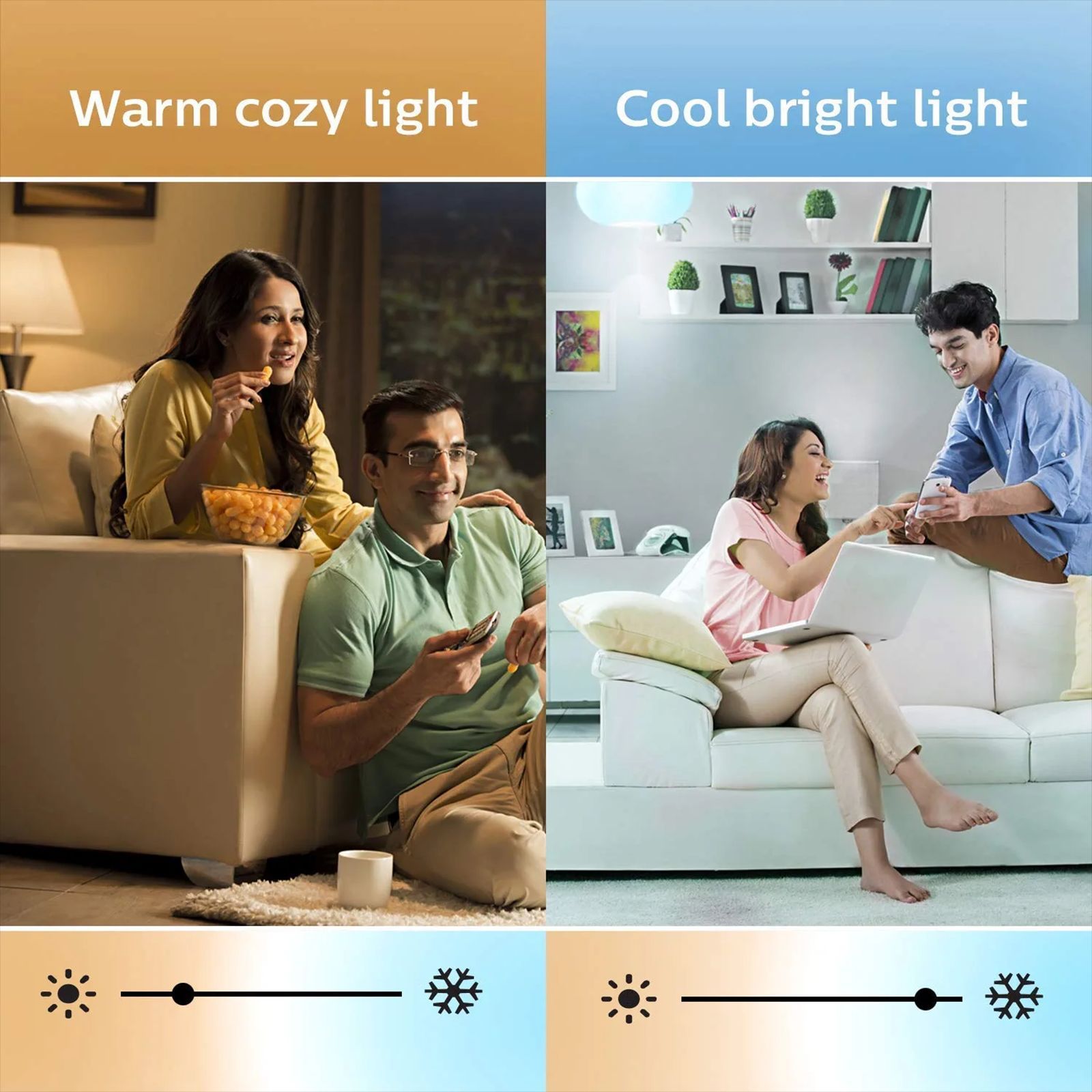 PHILIPS Wiz 9 Watts Electric Powered Wi-Fi LED Light (825 Lumen, 929002486914, Multi Color)_3