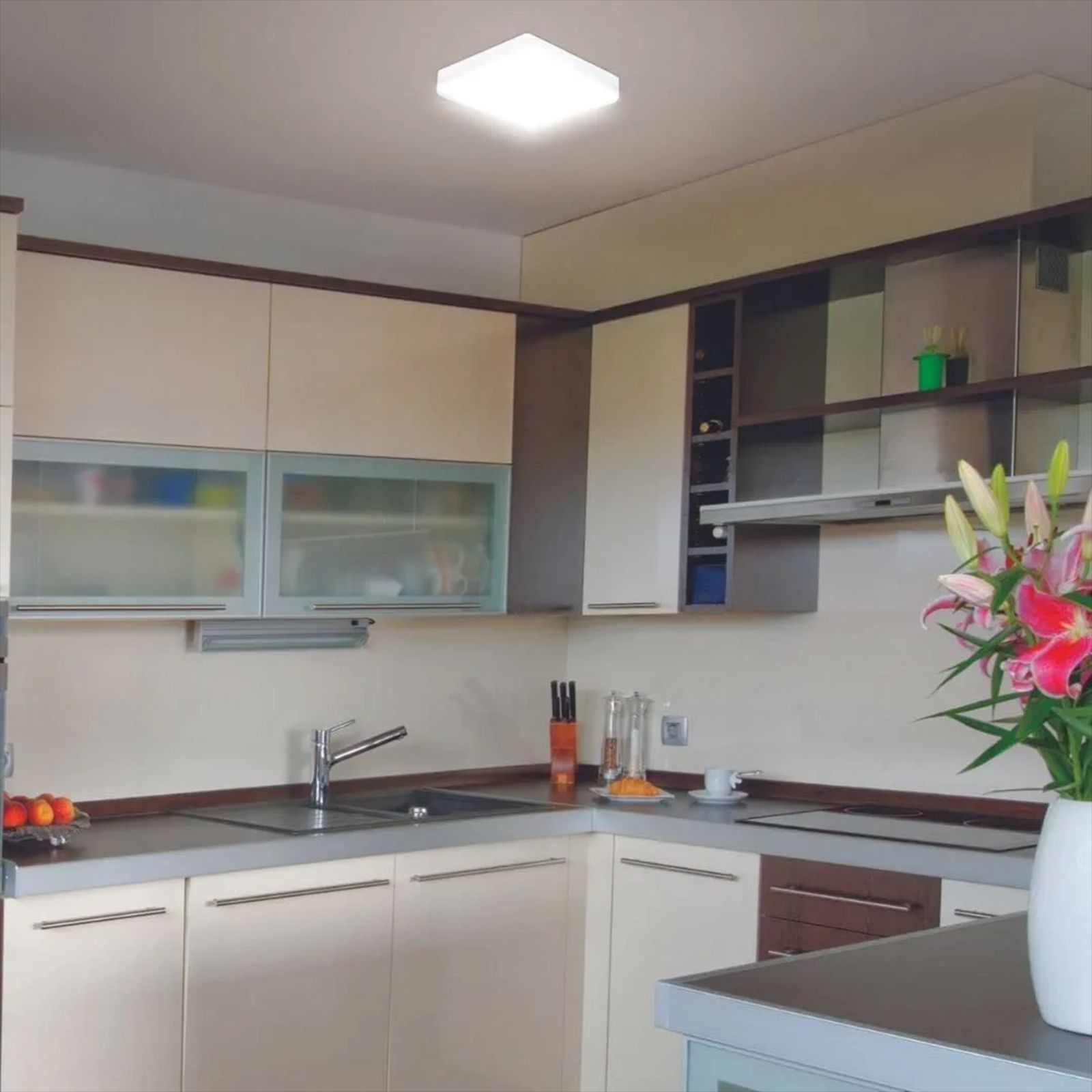 PHILIPS FullGlow 18 Watts Square LED Surface Downlight (EyeComfort Technology, 929003094601, White)_3