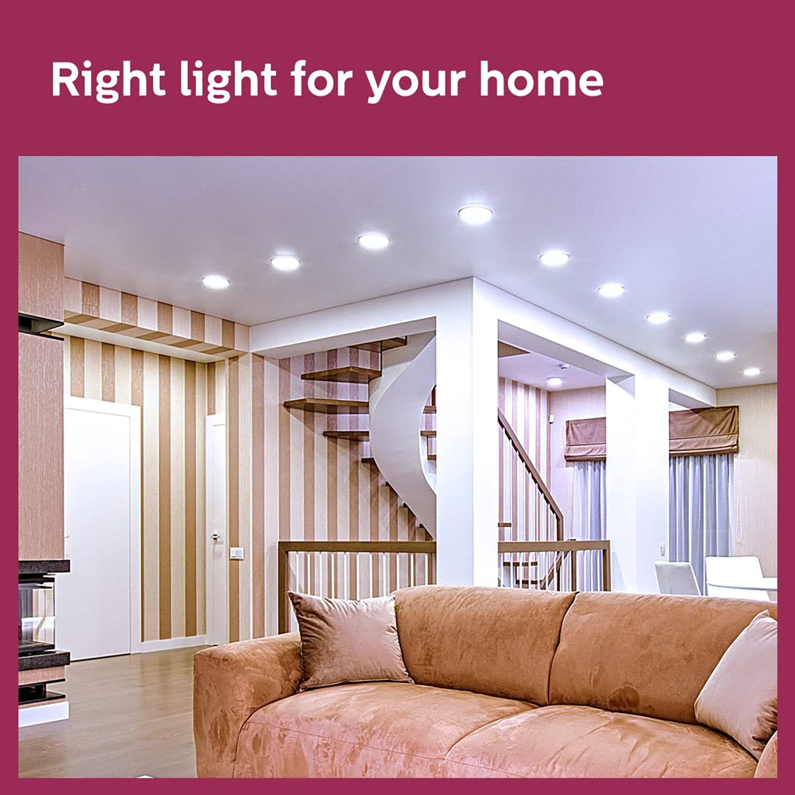 PHILIPS Rimless Full Glow 12 Watts Round LED Surface Downlight (EyeComfort Technology, 929003093701, White) PHILIPS Rimless Full Glow 12 Watts Round LED Surface Downlight (EyeComfort Technology, 929003093701, White)_4