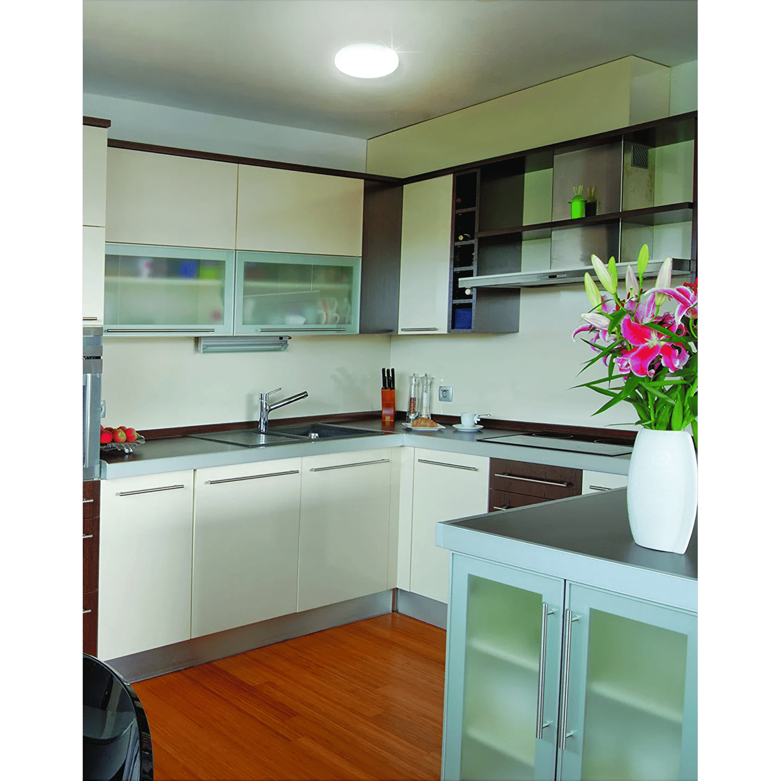 PHILIPS Rimless Full Glow 18 Watts Round LED Surface Downlight (EyeComfort Technology, 929003094301, White)_3