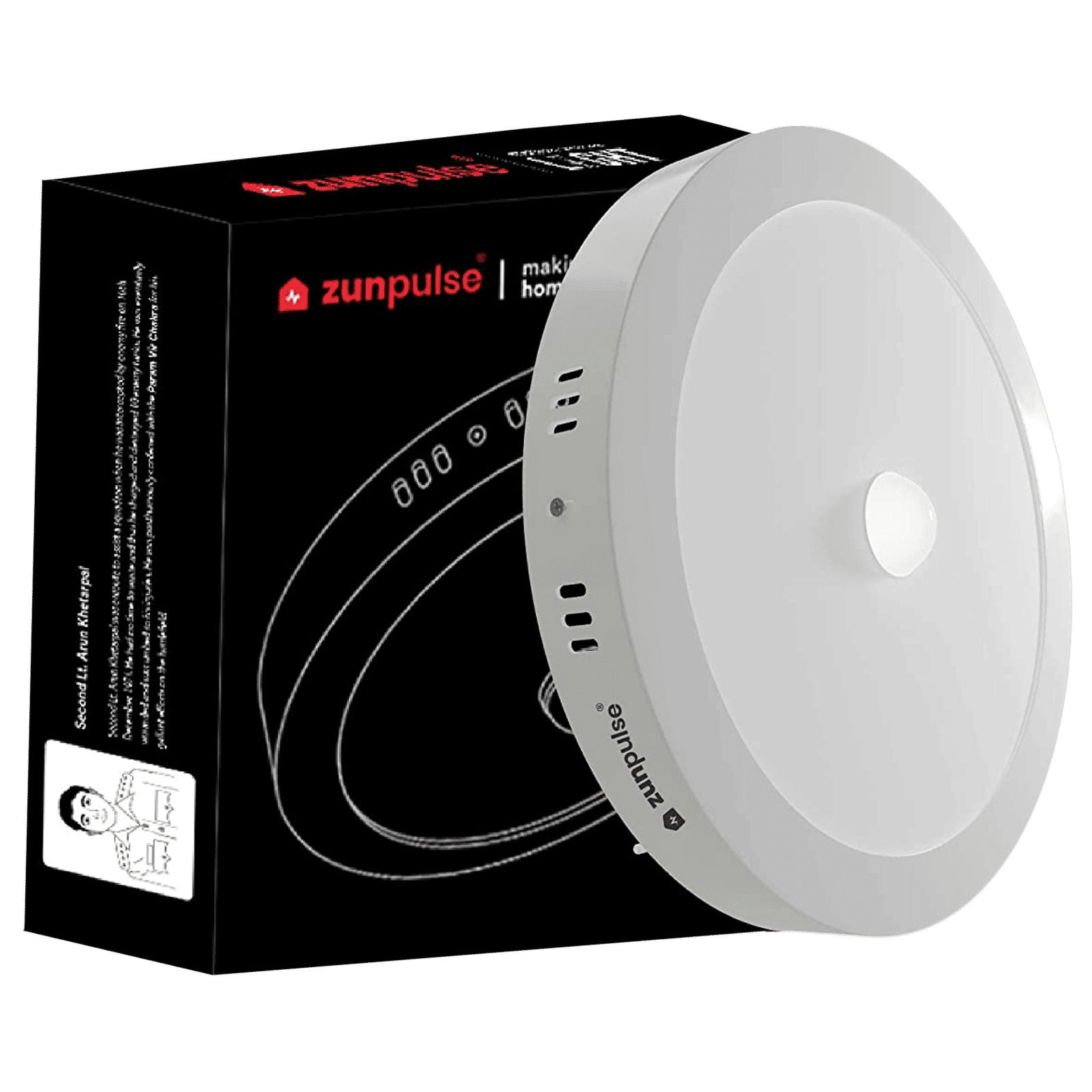 zunpulse 12 Watts Smart Light (Motion Sensor, ZP053, White) zunpulse 12 Watts Smart Light (Motion Sensor, ZP053, White)_3