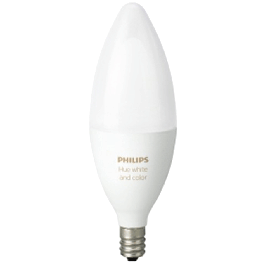 PHILIPS Hue Electric Powered 6.5 Watt Smart Bulb (WACA E14, White)_1