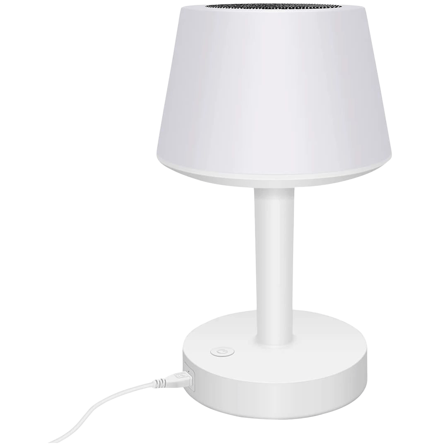PORTRONICS Ilumi Electric Powered/Battery Powered 3 Watt Lamp Shade (POR 719, White)_1
