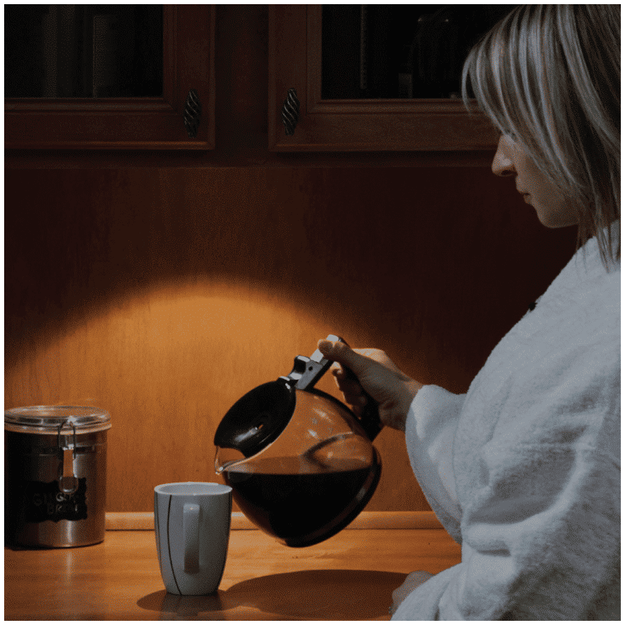 MR BEAMS Electric Powered 35 Watt Wireless Motion Sensor LED Slim Smart Light (MB862, Black)_6