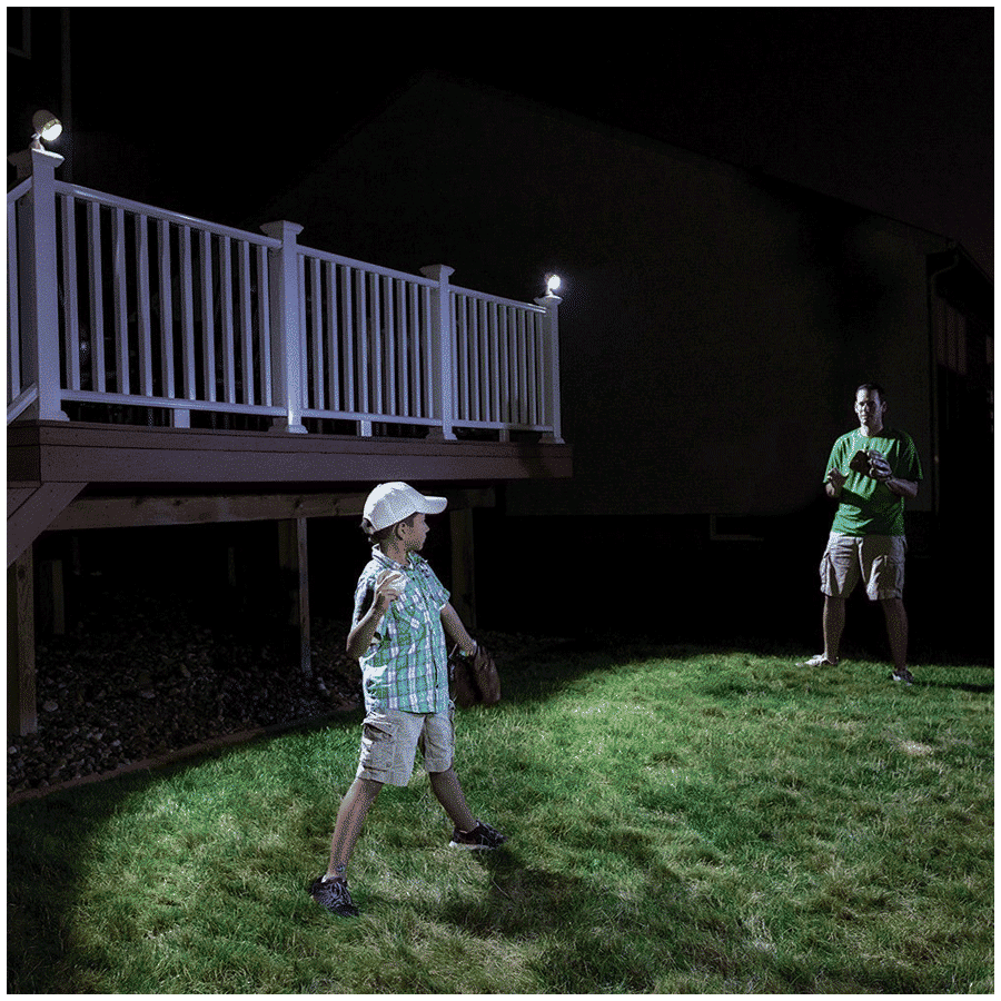 MR BEAMS Electric Powered 7 Watt Remote Control Motion Sensor Smart Light (MB370, White)_6