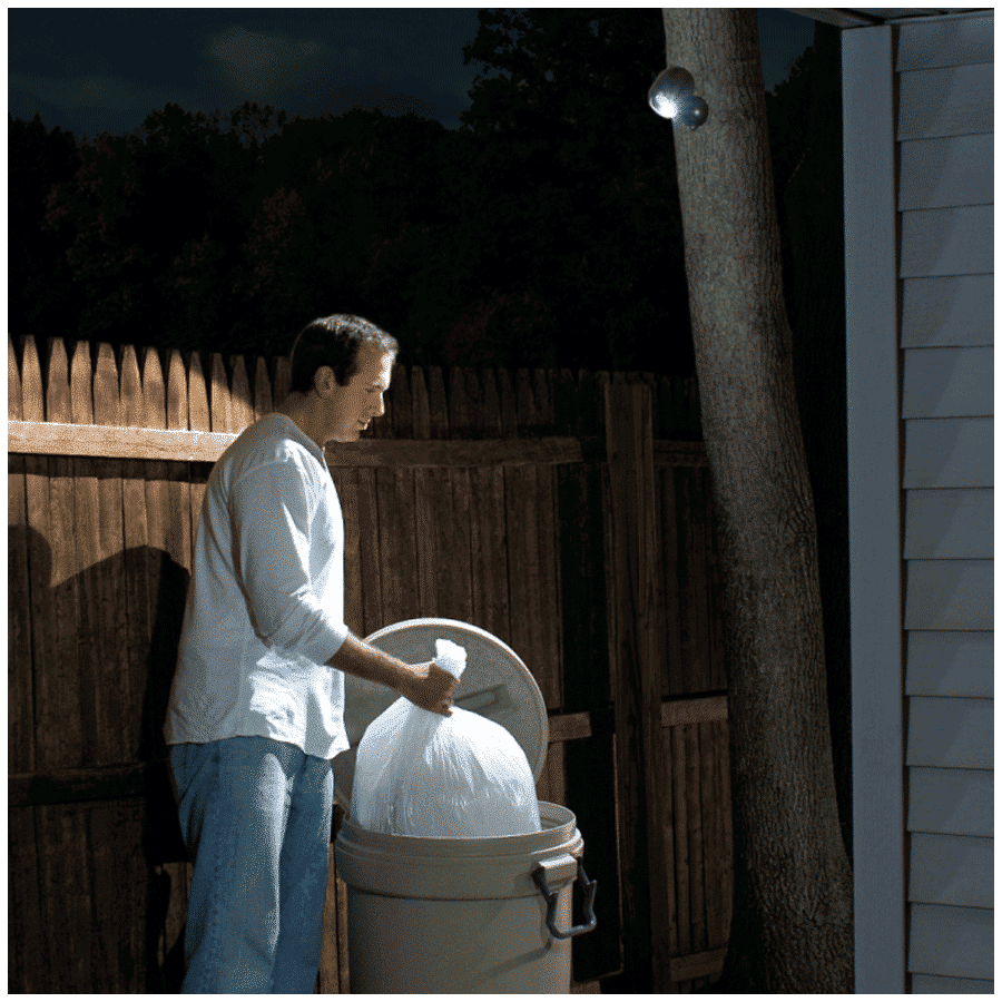 MR BEAMS Electric Powered 75 Watt Wireless Motion Sensor LED Spot Light (MB360, Black)_6